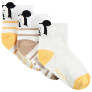 Set of 3 pairs of Disney Mickey short socks - Orchestra