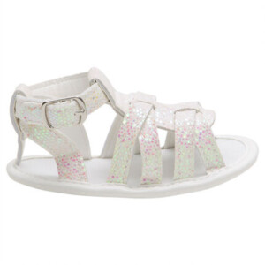 Soft sandals with iridescent sequins - SAXO BLUES