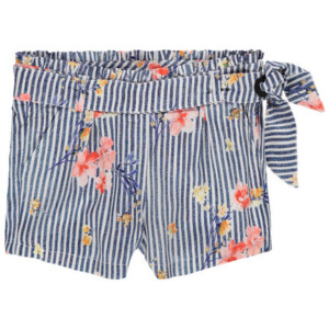 Shorts with stripes and all-over flowers - Orchestra