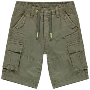 Bermudas in used-effect canvas with pockets - Orchestra