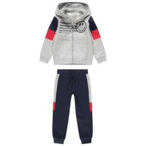 Fleece joggers with SmileyWorld motif for boys - Orchestra