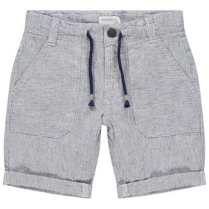 Bermuda shorts with all-over stripes and drawstring - Orchestra