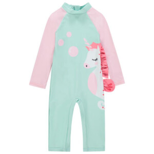 Long anti-UV suit SPF 50+ unicorn motif - Orchestra