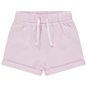 Plain fleece shorts for baby girl - Orchestra