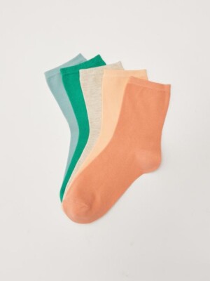 LCW DREAM Plain Women's Socks 5 Pack