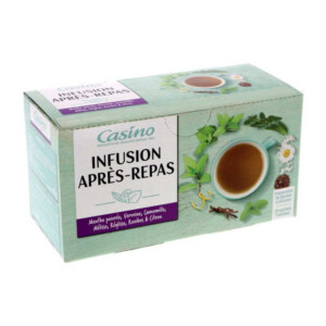 Infusion after meal x25 sachets 40g - CASINO