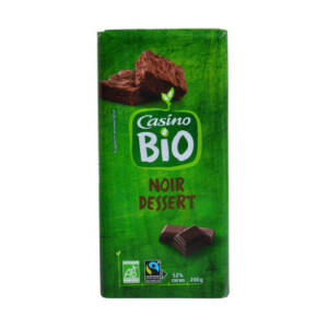 Dark chocolate dessert organic 200g - casino bio