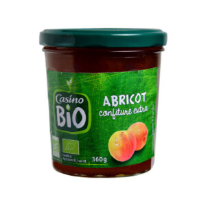 Organic apricot jam 360g - CASINO BIO