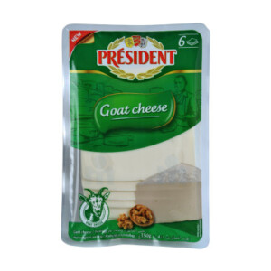 Goat cheese x6 slices 150g - president