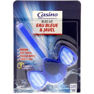 Blue water and bleach toilet block x1 - CASINO