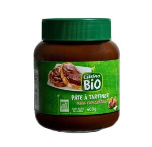 Organic hazelnut and cocoa spread without palm oil 400g - CASINO