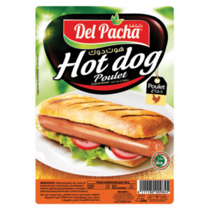 Hot dog cooked and smoked chicken Del Pacha 250g - DEL PACHA