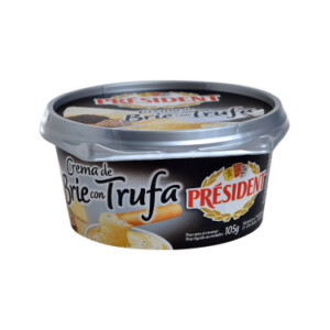 Cream of brie cheese spread with truffles 125g - PRESIDENT