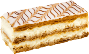 Lemon fondant Millefeuille