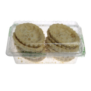 Tart shells x12 oval 200g - PATISSERIE LA NOBLESSE