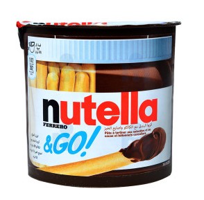 Hazelnut and cocoa spread and cereal sticks 52g - NUTELLA