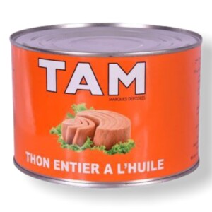 Whole tuna in vegetable oil 400g - TAM