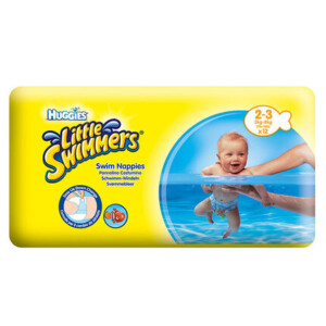 Little Swimmers Disposable Swim Couch Set of 12 Size 2/3 - Yellow - Huggies