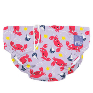 Washable bath diaper 2 years and over – Crab cove - Bambino Mio