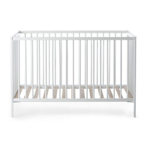 POCKET WOODEN BED 60X120CM - WHITE