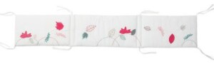 Girl's 3-panel bed bumper Poetic nature - Prémaman