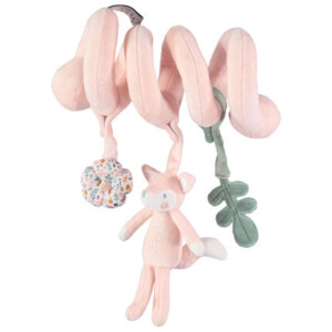 Velvet activity spiral with removable stuffed animals - Prémaman