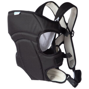 2-position baby carrier - Black/Beige - Babycare