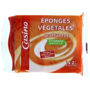 Scraping vegetable sponges hard scouring x2 - CASINO