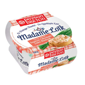Whipped cheese salmon & chives Madame Loïk 150g - PAYSAN BRETON