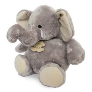 Elephant soft toy 23cm - Doudou et Compagnie