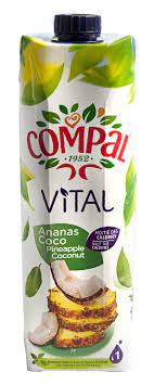 Compal Vital pineapple and coconut nectar 1L