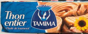 Whole tuna in sunflower oil 3x 80g - TAMIMA