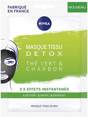Green Tea & Charcoal Detox Sheet Mask - NIVEA