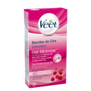Body wax strips for sensitive skin x12pcs - VEET
